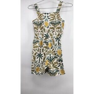 Mango MNG Girls Size 9 Beige Floral Dress NWT